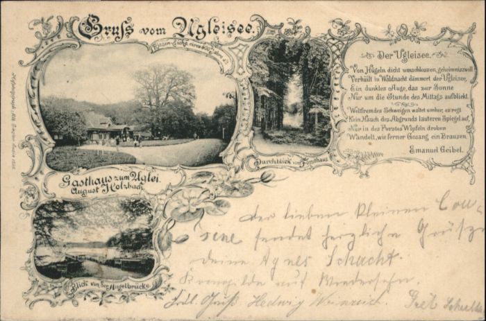 Malente-Gremsmuehlen Stempelabschlag] Ugleisee Gasthaus zum