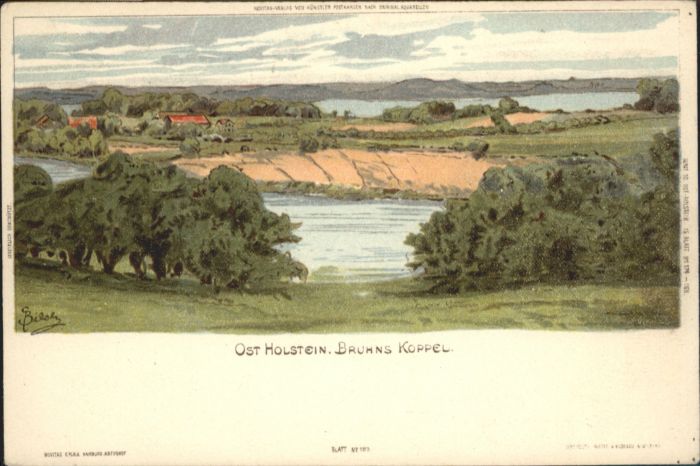 Bruhnskoppel Holstein Künstler C. Biese