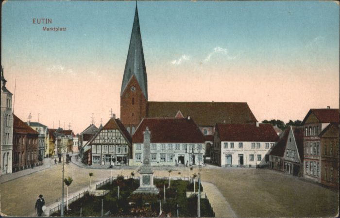 Eutin Schleswig-Holstein Marktplatz