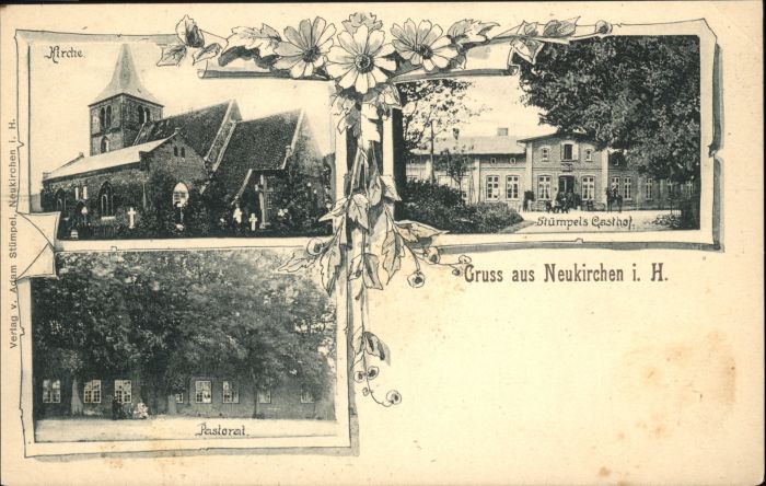 Neukirchen Oldenburg Kirche Pastorat Gasthof Strümpel