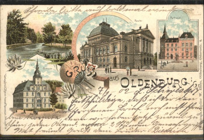 Oldenburg Niedersachsen Oldenburg_Oldenburg Theater Rathaus Sch