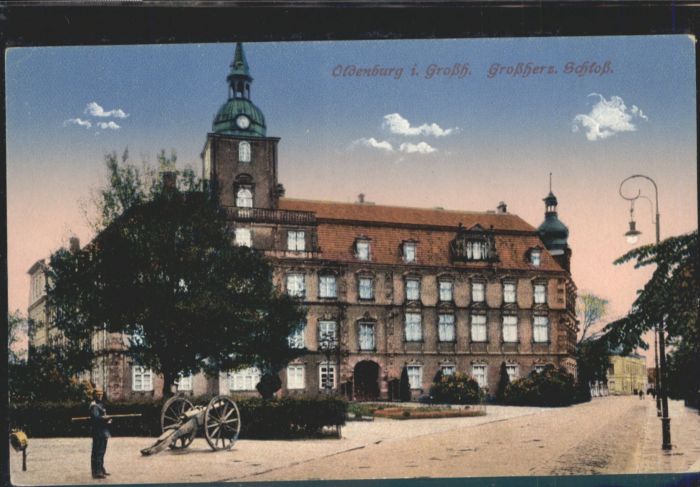 Oldenburg Niedersachsen Oldenburg_Oldenburg Schloss Kanone