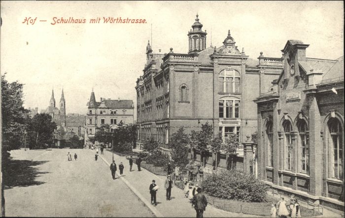 Hof Saale Hof Schulhaus Wörthstrasse