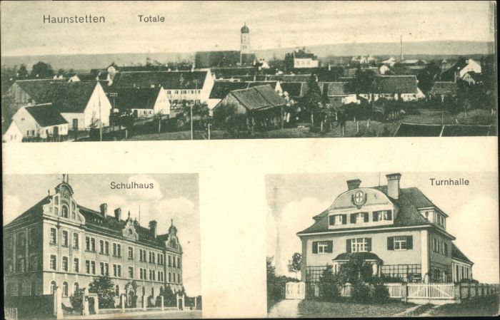 Haunstetten Augsburg Schulhaus Turnhalle