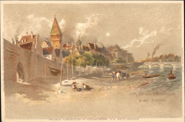 Ulm Donau Gänselthurm
