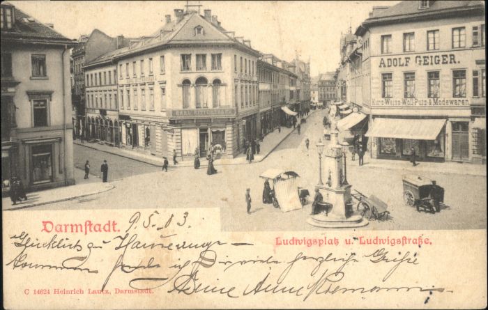 Darmstadt Ludwigsplatz Ludwigstrasse
