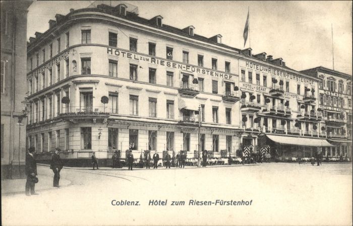 Koblenz Rhein Koblenz Hotel Zum Riesen Fürstenhof