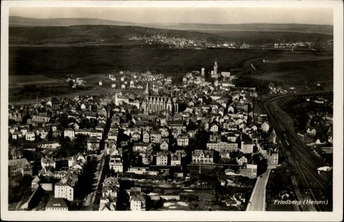 Friedberg Hessen Friedberg Fliegeraufnahme