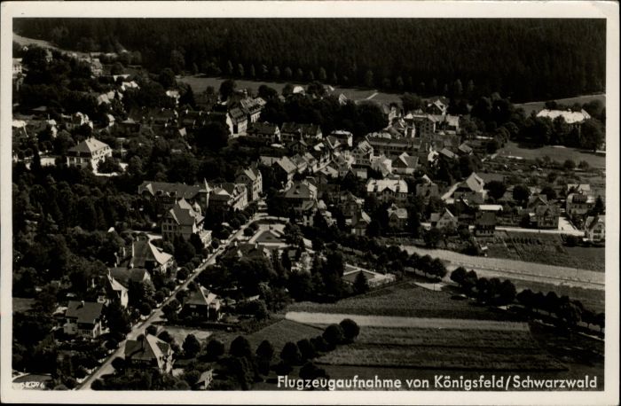 Koenigsfeld Schwarzwald Koenigsfeld Fliegeraufnahme