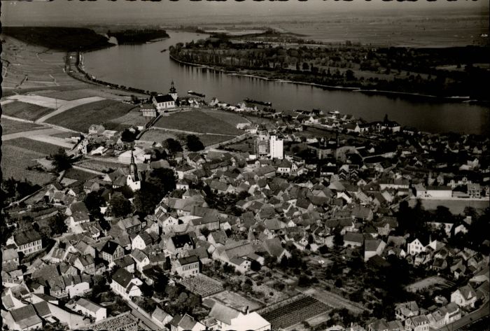 Nierstein Rhein Nierstein Fliegeraufnahme