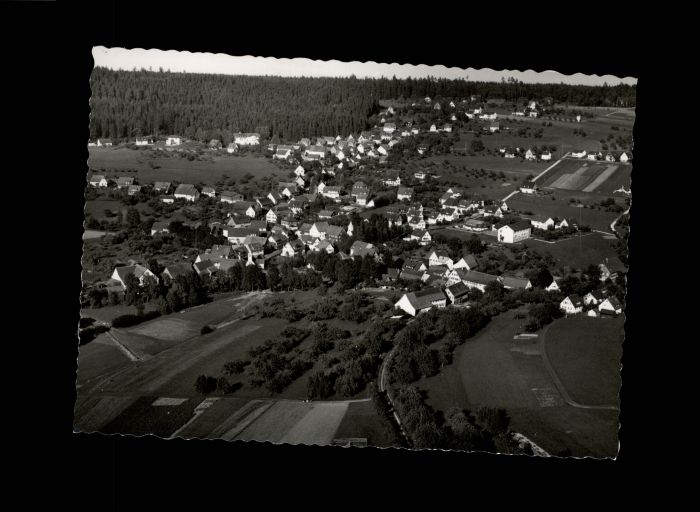 Hallwangen Dornstetten Freudenstadt BW Fliegeraufnahme