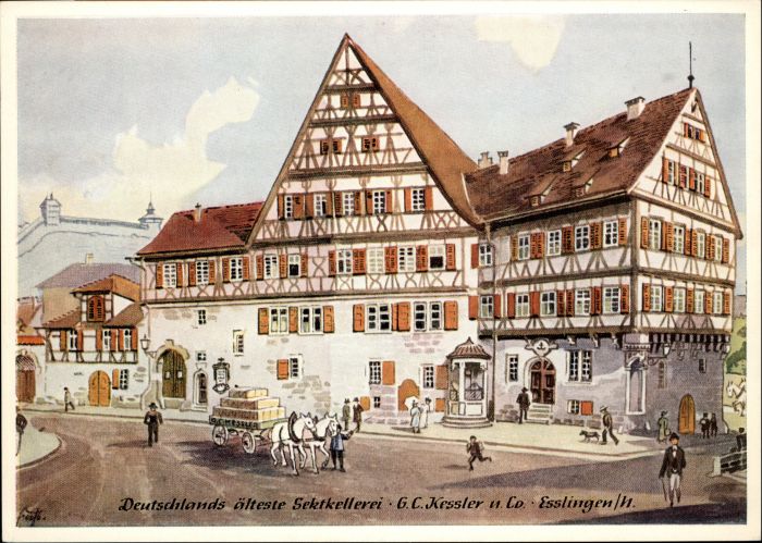 Esslingen Neckar Esslingen Sektkellerei Kessler
