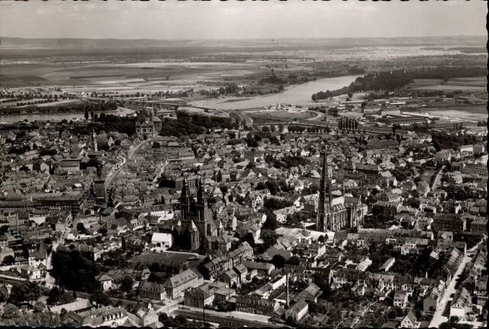 Speyer Rhein Speyer Fliegeraufnahme