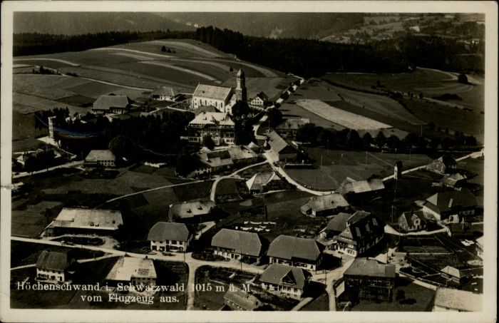 Hoechenschwand Schwarzwald BW Fliegeraufnahme