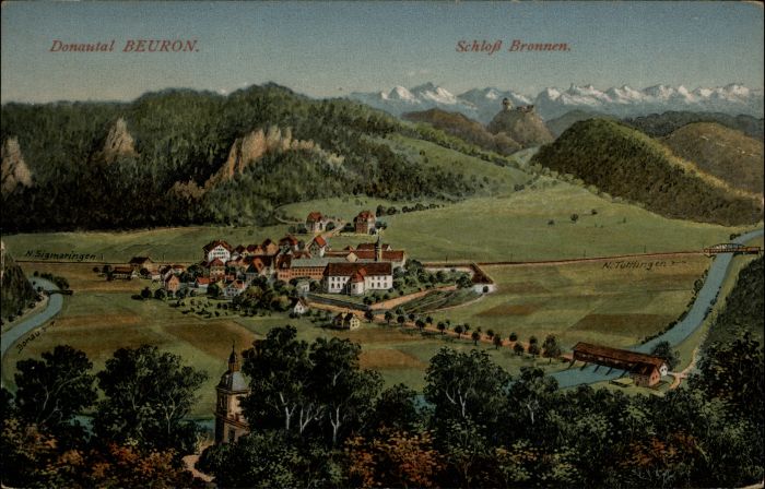 Beuron Donautal Beuron Schloss Bronnen