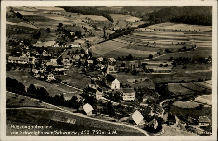Schweighausen Schuttertal Fliegeraufnahme
