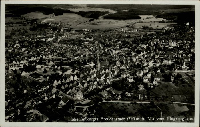 FREUDENSTADT BW Fliegeraufnahme