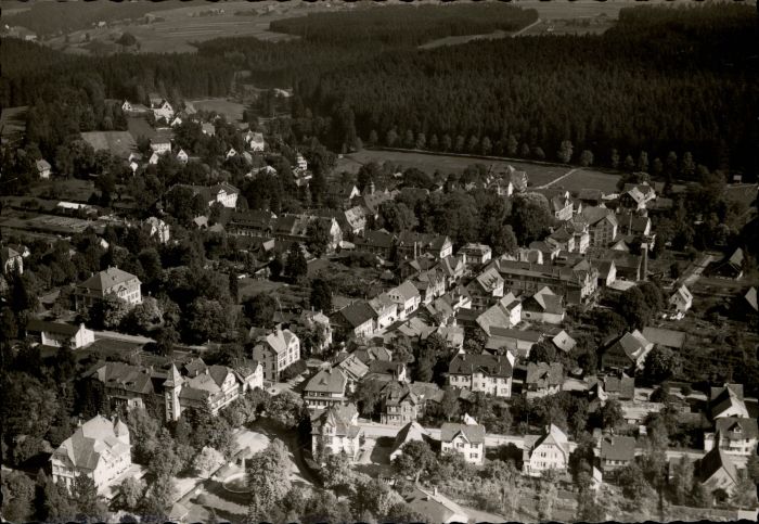 Koenigsfeld Schwarzwald Königsfeld Fliegeraufnahme