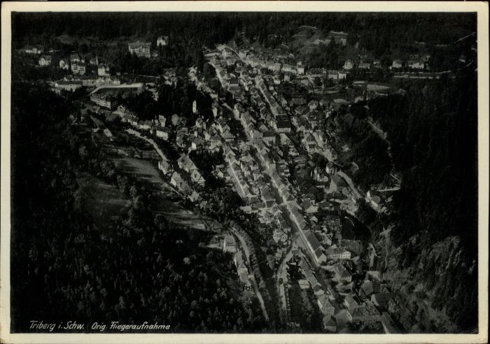 Triberg Fliegeraufnahme