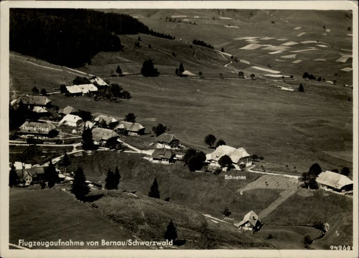 Bernau Schwarzwald Fliegeraufnahme