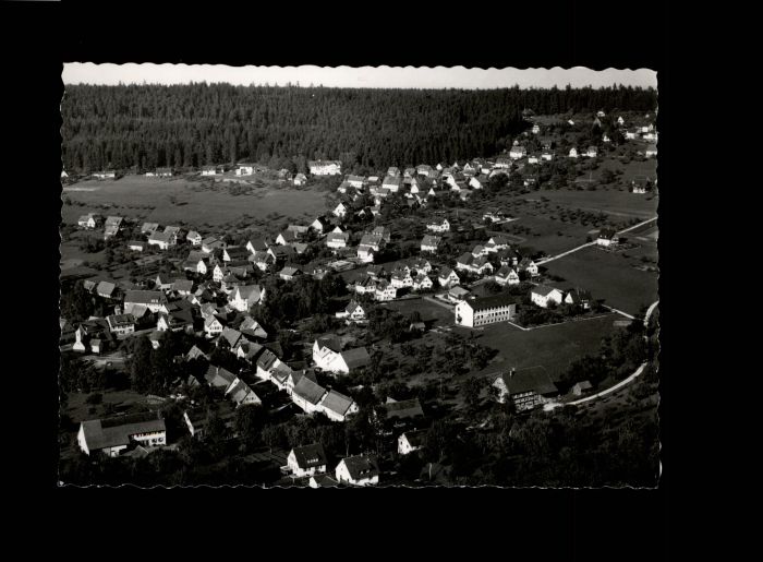 Hallwangen Dornstetten Freudenstadt BW Fliegeraufnahme