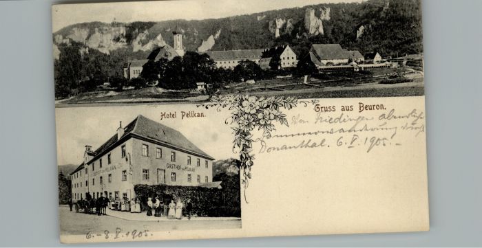 Beuron Donautal Beuron Hotel Pelikan