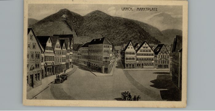 Urach Bad Urach Marktplatz
