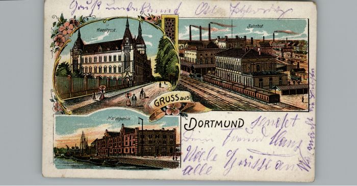 Dortmund Post Bahnhof Hafen