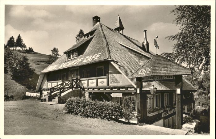 Guetenbach Schwarzwald Furtwangen BW Hotel Cafe Bachhof