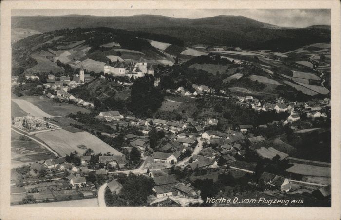 Woerth Donau Fliegeraufnahme