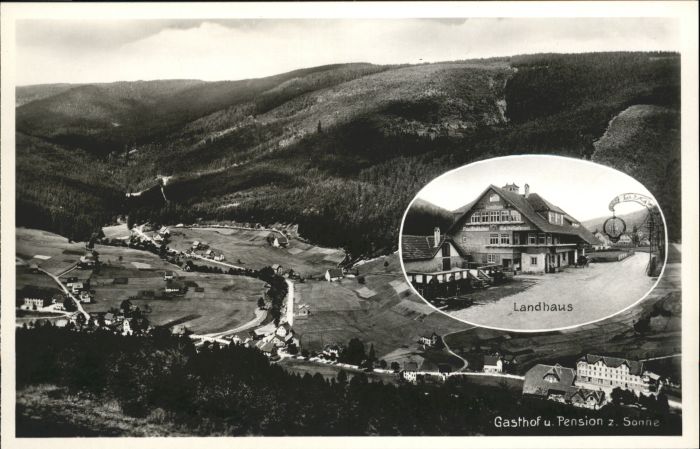 Obertal Baiersbronn Gasthof Pension Sonne