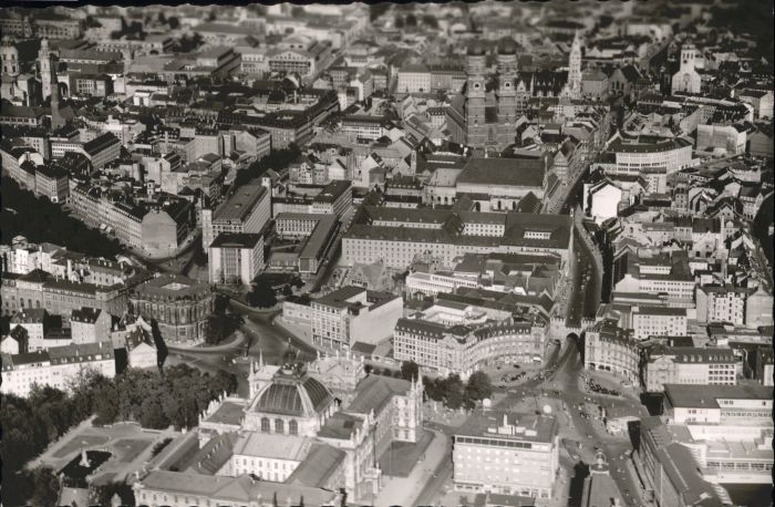 Muenchen Bayern Fliegeraufnahme