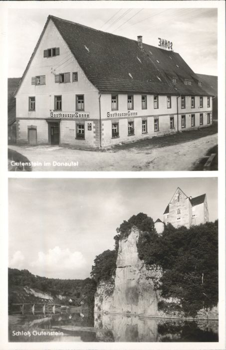 Gutenstein Gasthaus Sonne Schloss Gutenstein