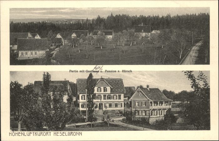 Heselbronn Altensteig CALW BW Gasthaus Pension Hirsch