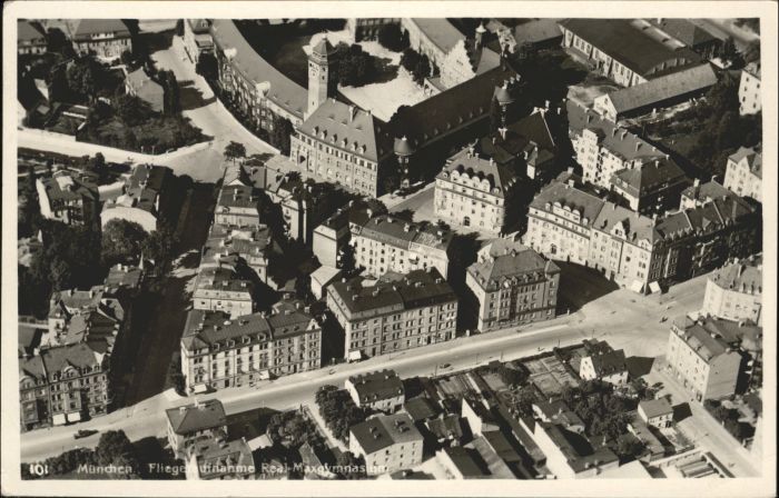 Muenchen Bayern Fliegeraufnahme