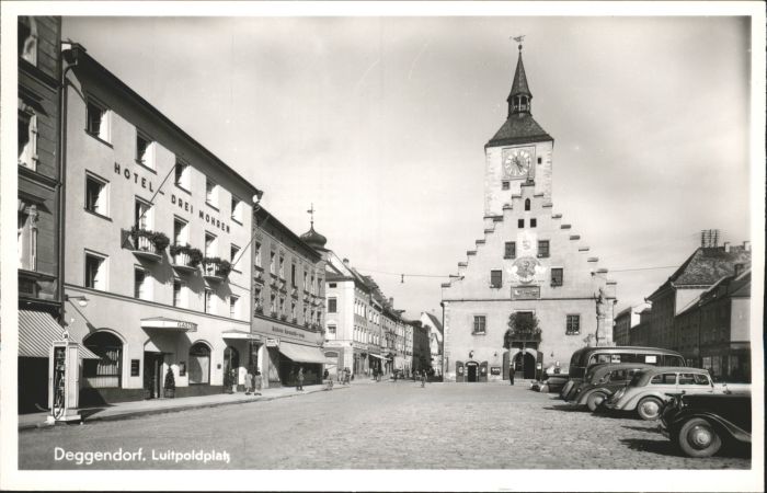 Deggendorf Donau Deggendorf Luitpoldplatz Hotel Drei Mohren