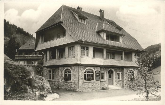 Todtmoos Schwarzwald BW Schwarzwald Hotel Pension Schwarzwaldhaus