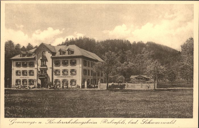 Bad Saeckingen abenfels Schwarzwald Erholungsheim