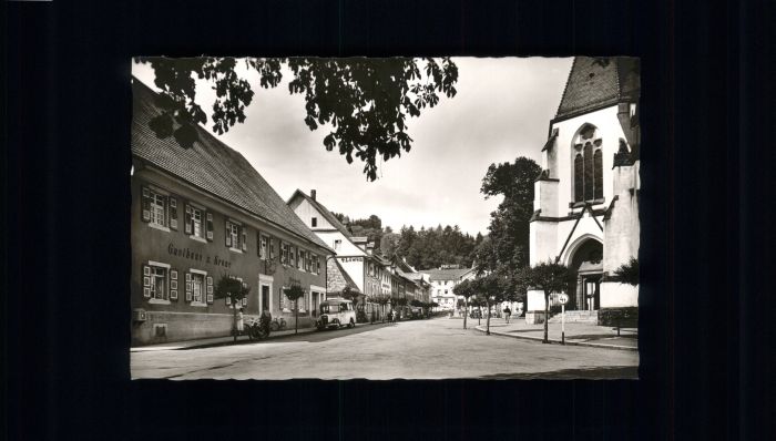 Schoenau Schwarzwald alstrasse Gasthaus zur Krone Omnibus