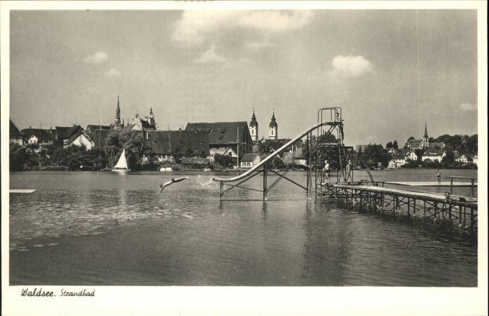 Bad Waldsee Strandbad Wasserrutsche