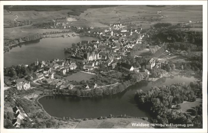 Bad Waldsee Wuerttemberg Fliegeraufnahme
