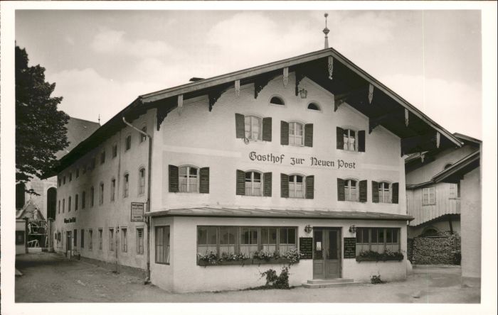 Siegsdorf Oberbayern Gasthof Metzgerei zur Neuen Post