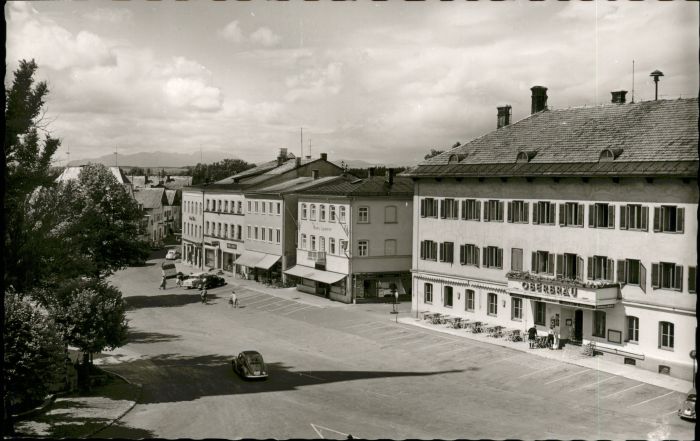 Holzkirchen Oberbayern Marktplatz Gaststätte Oberbräu *