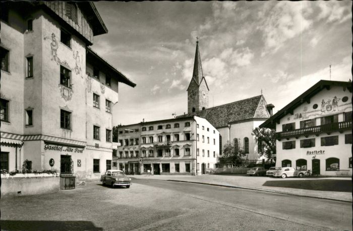 Holzkirchen Oberbayern Marktplatz Gasthof Alte Post Apotheke