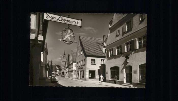 Weissenhorn Schwaben Hauptstrasse Gaststätte zum Lö