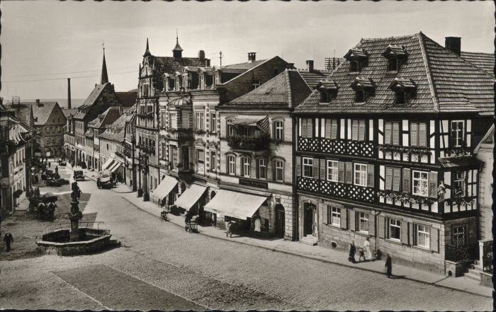 Kronach Oberfranken Marktstrasse
