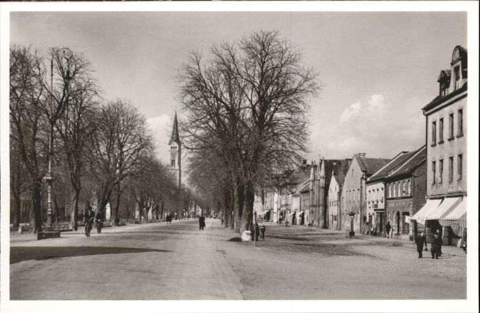 Plattling Isar Bayern Plattling Niederbayern Stadtplatz