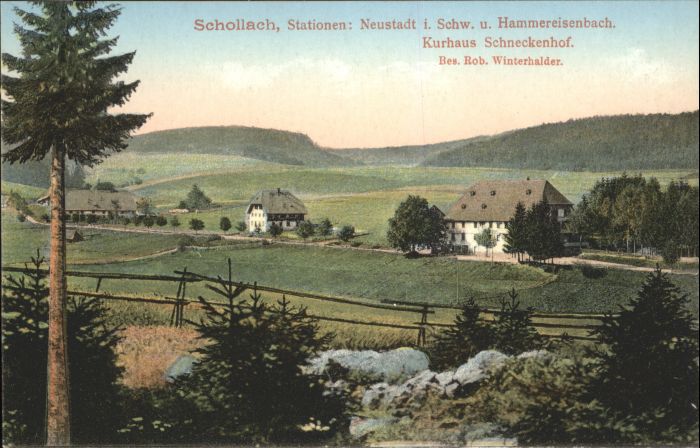 Schollach Eisenbach Hammereisenbach Kurhaus Schneckenhof