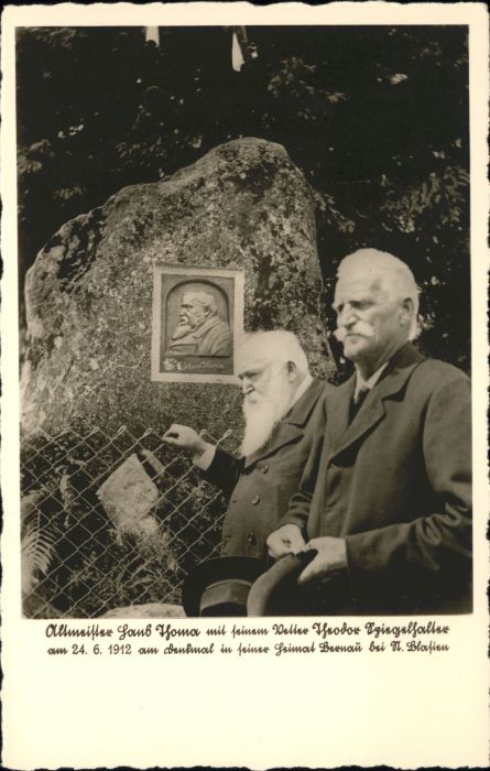 Bernau Schwarzwald Altmeister Hans Thoma Vater Theodor Spi