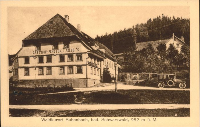 Bubenbach Schwarzwald Gasthof Pension zum Adler